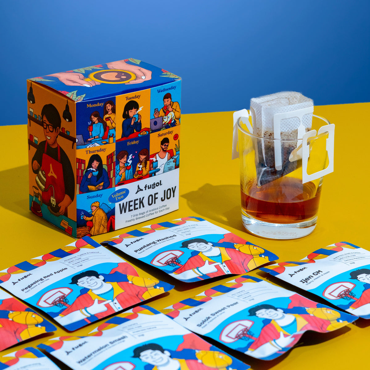 Week of Joy - Specialty Arabica Coffee Drip Bag (7 Origin)